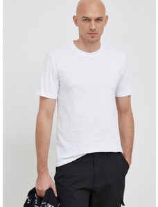 Bavlněné tričko Trussardi bílá barva