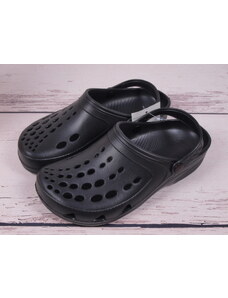 Plážové boty nazouváky gumové pantofle Camminare Free Time černé