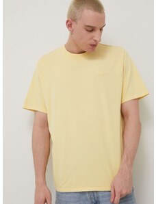 Bavlněné tričko Levi's žlutá barva, hladký, A0637.0024-YellowsOra