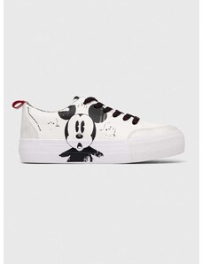 Sneakers boty Desigual x Disney bílá barva, 23SSKP29.1000