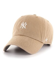Čepice 47brand MLB New York Yankees béžová barva, s aplikací, B-BSRNR17GWS-KH