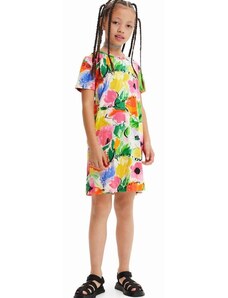 Dětské bavlněné šaty Desigual mini
