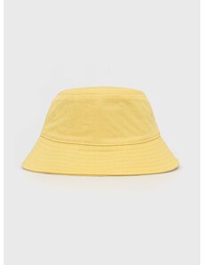 Bavlněná čepice Levi's žlutá barva