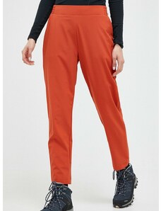 Sportovní kalhoty Helly Hansen Thalia 2.0 dámské, červená barva, hladké, 11939