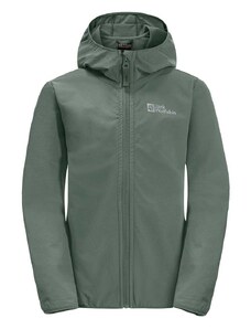 Dětská bunda Jack Wolfskin SOLYD JACKET K zelená barva