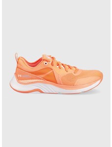 Tréninkové boty Under Armour Hovr Omnia oranžová barva