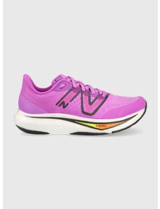 Běžecké boty New Balance FuelCell Rebel v3 fialová barva