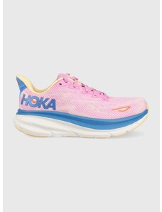 Běžecké boty Hoka Clifton 9 fialová barva, 1127896