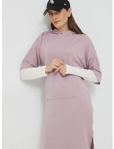 Šaty Fila růžová barva, midi, oversize