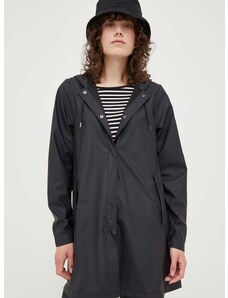 Nepromokavá bunda Rains A-line W Jacket dámská, černá barva, přechodná
