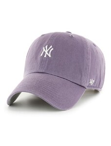 Čepice 47brand Mlb New York Yankees fialová barva, s aplikací