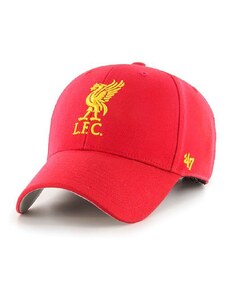 47 brand Čepice 47brand EPL Liverpool červená barva, s aplikací