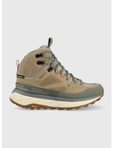 Boty Jack Wolfskin Terraquest Texapore Mid dámské, zelená barva