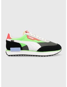 Sneakers boty Puma FUTURE RIDER PLAY ON zelená barva, 371149