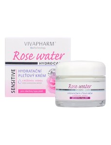 Vivaco Vivapharm Rose Water pleťový krém s růžovou vodou 50 ml