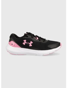 Dětské sneakers boty Under Armour černá barva