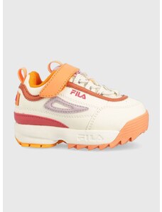 Dětské sneakers boty Fila Disruptor oranžová barva