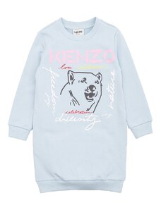 Dívčí šaty Kenzo Kids tyrkysová barva, mini