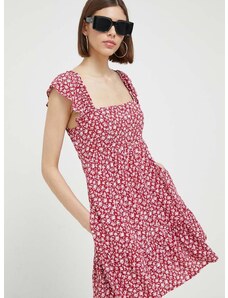 Šaty Hollister Co. červená barva, mini