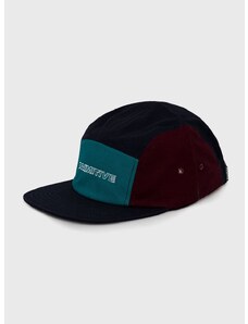 Bavlněná baseballová čepice Primitive tmavomodrá barva