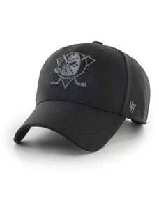 Kšiltovka 47brand NHL Anaheim Ducks černá barva, s aplikací, H-MVPSP25WBP-BKG