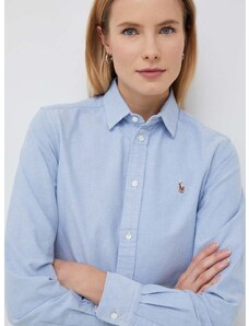 Bavlněná košile Polo Ralph Lauren regular, s klasickým límcem, 211891377
