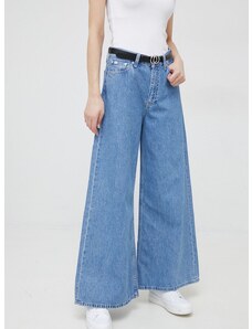 Džíny Calvin Klein Jeans Low Rise Loose dámské, high waist