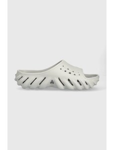 Pantofle Crocs Echo Slide šedá barva, 208170, 208170.1FT-1FT