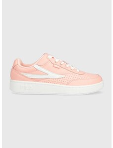 Kožené sneakers boty Fila SEVARO růžová barva