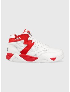 Kožené sneakers boty Fila M-SQUAD červená barva
