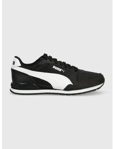 Dětské sneakers boty Puma ST Runner v3 Mesh Jr černá barva