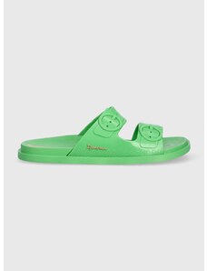 Pantofle Ipanema FOLLOW FEM dámské, zelená barva, 26877-AF989