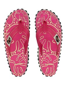 Žabky Gumbies Islander dámské, růžová barva, na plochém podpatku