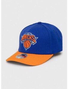 Čepice s vlněnou směsí Mitchell&Ness New York Knicks s aplikací