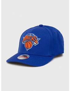 Čepice s vlněnou směsí Mitchell&Ness New York Knicks s aplikací