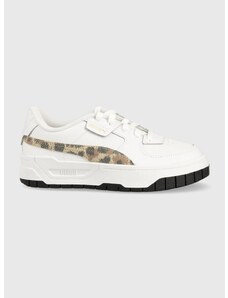 Dětské sneakers boty Puma Cali Dream Animal Print Jr bílá barva