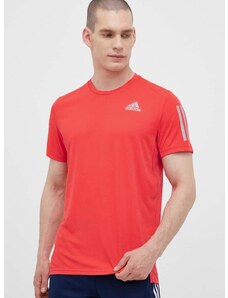 Běžecké tričko adidas Performance Own the Run oranžová barva, s potiskem