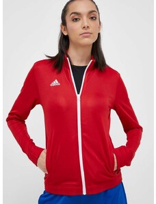 Tréninková mikina adidas Performance Entrada 22 červená barva, H57562