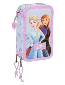 Safta Frozen "BELIEVE" Disney školní tříkomorový penál s vybavením
