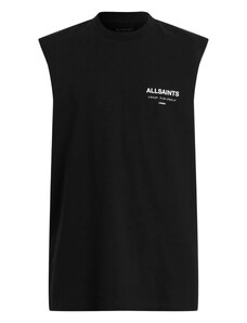 AllSaints Tričko 'UNDERGROUND' černá / bílá