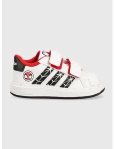 Dětské sneakers boty adidas GRAND COURT Spider-man bílá barva