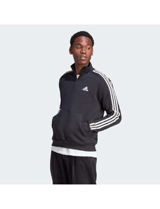 Adidas Mikina Essentials Fleece 3-Stripes 1/4-Zip