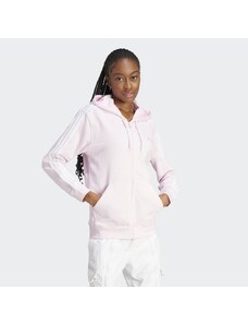 Adidas Mikina Essentials 3-Stripes French Terry Regular Full-Zip Hoodie