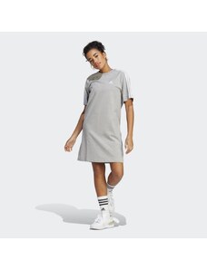 Adidas Šaty Essentials 3-Stripes Single Jersey Boyfriend Tee