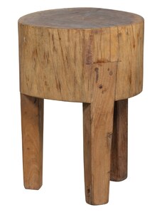 Hoorns Dřevěný odkládací stolek Mosie 32 cm