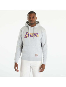 Pánská mikina Mitchell & Ness NBA Team Logo Hoody Lakers Grey