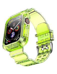 IZMAEL.eu Silikonový náhradní řemínek pro Watch 6 40 mm / Watch 5 40 mm / Watch 4 40 mm / Watch SE 40 mm Slabě zelená