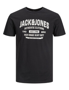 Jack and Jones Tričko Jeans Regular Fit černé