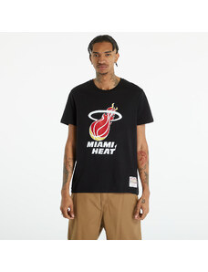 Pánské tričko Mitchell & Ness NBA Team Logo Tee Miami Heat Black