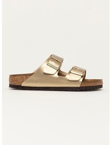 Pantofle Birkenstock Arizona dámské, zlatá barva, 1016110